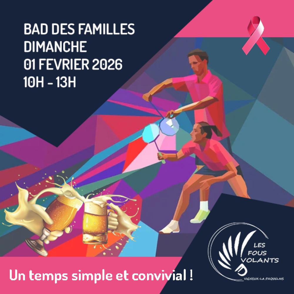 BAD des familles dimanche 1er février 2026 de 10h à 13h
